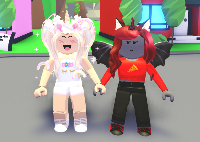 Star Code Pizza Moodyxunicorn Twitter - unicorn twins roblox adopt me sanna and moody