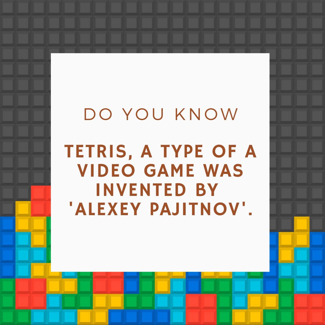 geekpyramid's tweet photo. facts
#technology #developer #invention #inovation #funfacts #games #pubg #freefire #building #block #ludo #tetris #gameing #graphic #invented #gk #exam https://t.co/JSMhHRWUa1