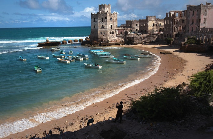 In Ancient African Civilization__________Before the fifteenth century AD in Africa, Mogadishu now in now Somalia had houses of four to five storeys high and big palaces in its centre with many mosques with cylindrical minarets.