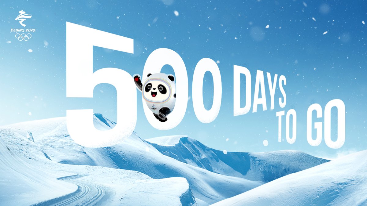 Just #500DaysToGo until #Beijing2022 and we've got plenty of exciting things coming up today to celebrate... what about you? 🥳