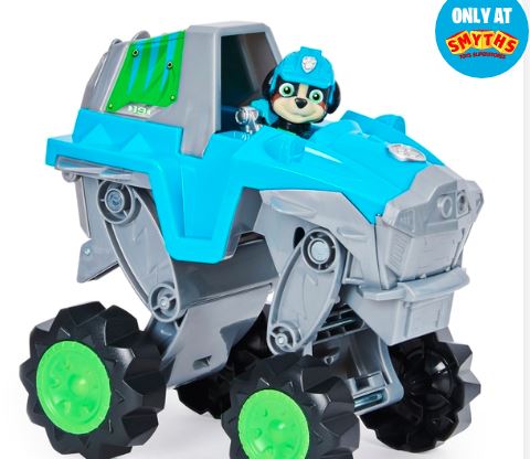 Image: https://pbs.twimg.com/media/EibHbTJXgAEZi_Y?format=jpg&name=small PAW Patrol Dino Rescue Rexs Transforming Vehicle