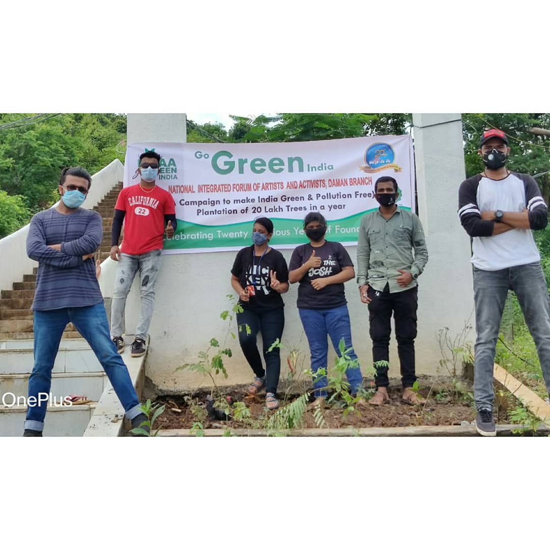 nifaadaman's tweet photo. GO Green NIFAA, Go Green India 🌱💚✨
Daman organized  "Tree Plantation Program" at Dabhel area of Daman, on the ocassion of 20th Foundation Day celebration of NIFAA. https://t.co/1ooXLotaLh