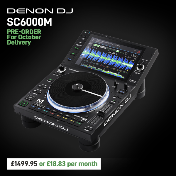 DJTechDirect's tweet image. Embrace the future with the all new #SC6000M from Denon DJ

✅ Brand New Flagship Media Player For 2020
✅ Motorised platter
✅ SSD Compatibility
✅ Multi-Gesture Touch Screen

Order today for the next UK shipment in early October ---&amp;gt; bit.ly/33vc3Ms