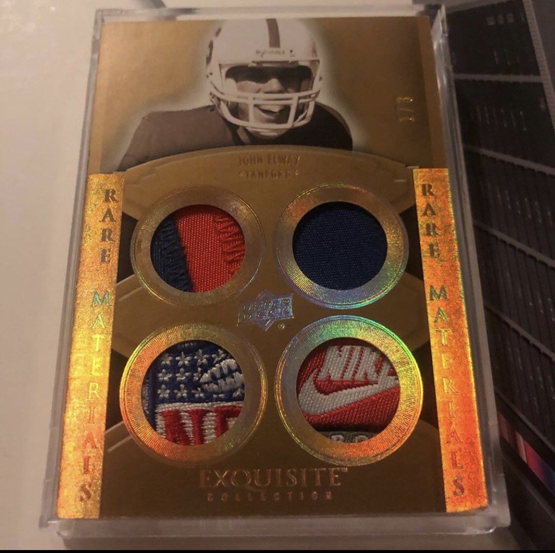 coast_cards's tweet photo. @RyansCardss Exquisite John Elway /3 Shield / Tag https://t.co/WXXn0Z8uhg