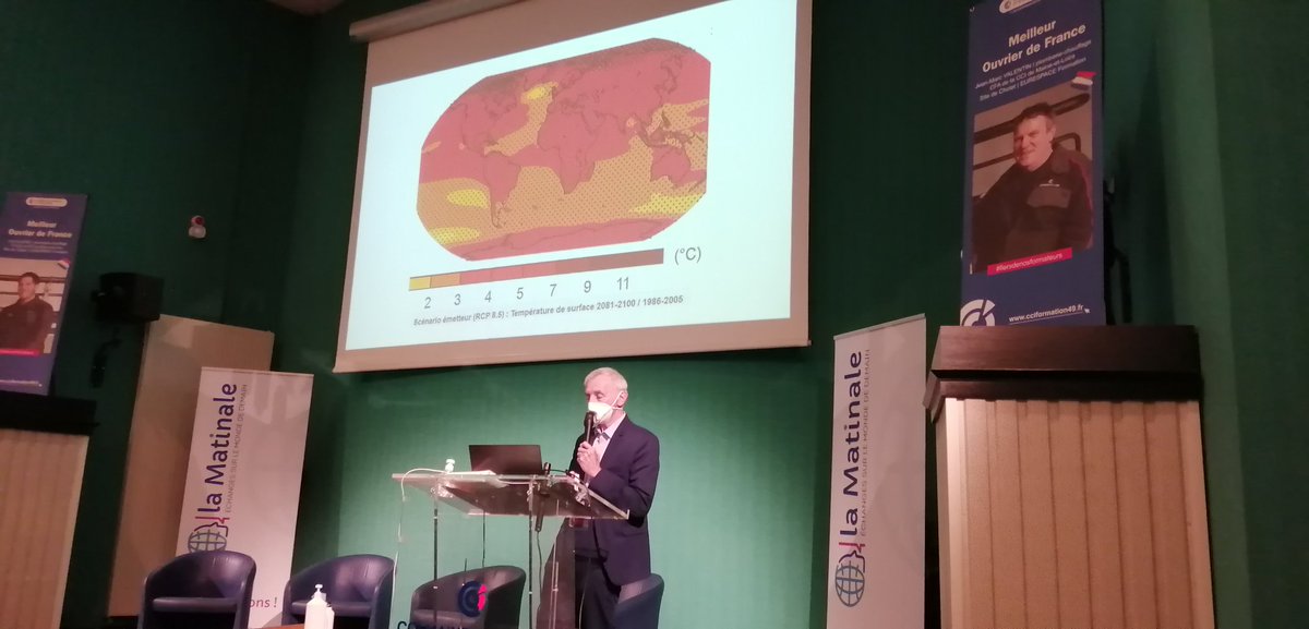 FannyRaimann's tweet photo. Conférence #climat très enrichissante par @JouzelJean. Les conséquences du #réchauffementclimatique sont visibles sur chaque territoire : sécheresse, submersions marines... "Ne rien faire n'est pas la solution" https://t.co/HWgsi7WV98