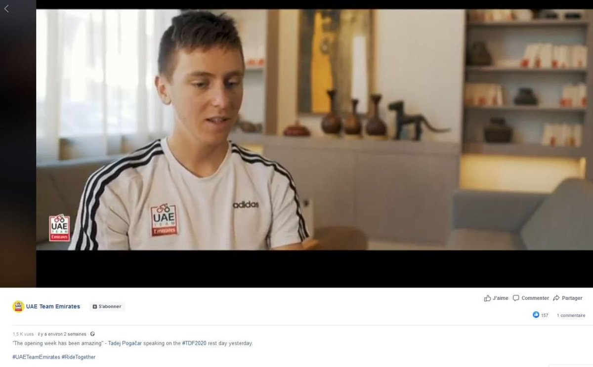 Le groupe Cosy Hôtels remercie l'A.S.O. pour sa confiance lors du #TDF2020 🚴‍♀️

Notre établissement Best Western Premier Masqhotel est fier d'avoir accueilli l'équipe vainqueur du Tour de France lors de son passage sur #larochelle !

🏆👏🏻 Bravo à UAE Team Emirates

📸