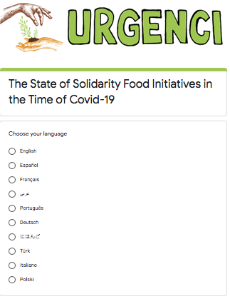 Urgenci1's tweet photo. This is your last chance to fill in URGENCI's online survey on #Solidarityfoodinitiatives #CSA #ASC #Gasap #GAS #Solawi #Teikei #Amap and the #COVID__19 crisis, which will be closing on 30 September! Available in EN, ZH, ES, FR, AR, PT, DE, JA, TR, IT, PL: https://t.co/4E36SBWY0w https://t.co/1sXSvjTMvK