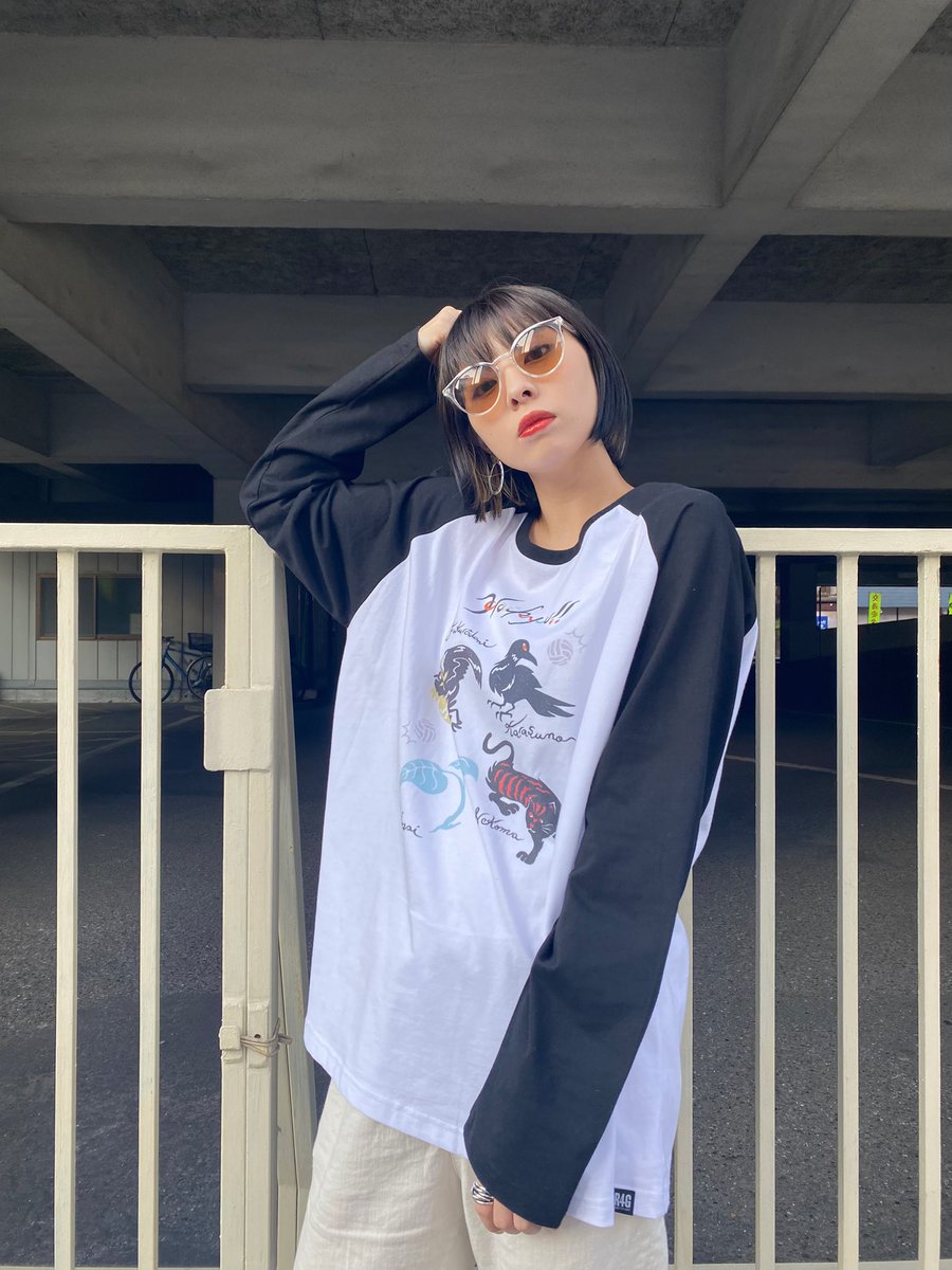 Twitter पर R4g Official 池袋サンシャイン店 Staff Snap 大人気の ハイキュー Vintage Style Raglan Tee いまなら全てのサイズご案内可能です S Xl 全4size スタッフ Height 167 Xlsize 着用です ゆるっとしたシルエットがかわいぃ