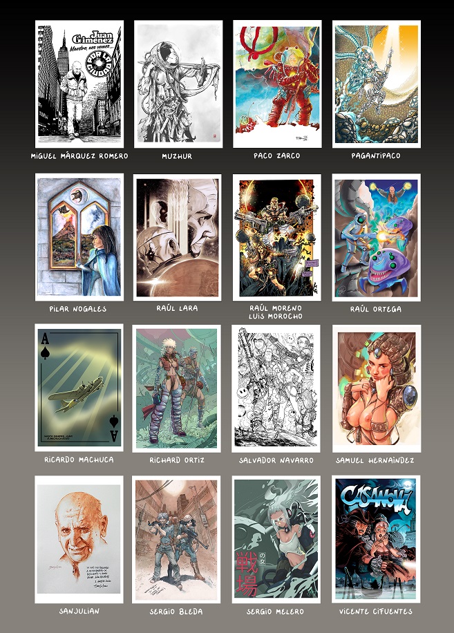 El crowdfunding #ATributeToJuanGimenez ahora tiene una nueva recompensa: podéis elegir cualquiera de estas ilustraciones para una impresión de alta calidad, dedicada por el propio autor de la ilustración. ¡Rápido, que se agotan! vkm.is/tribute