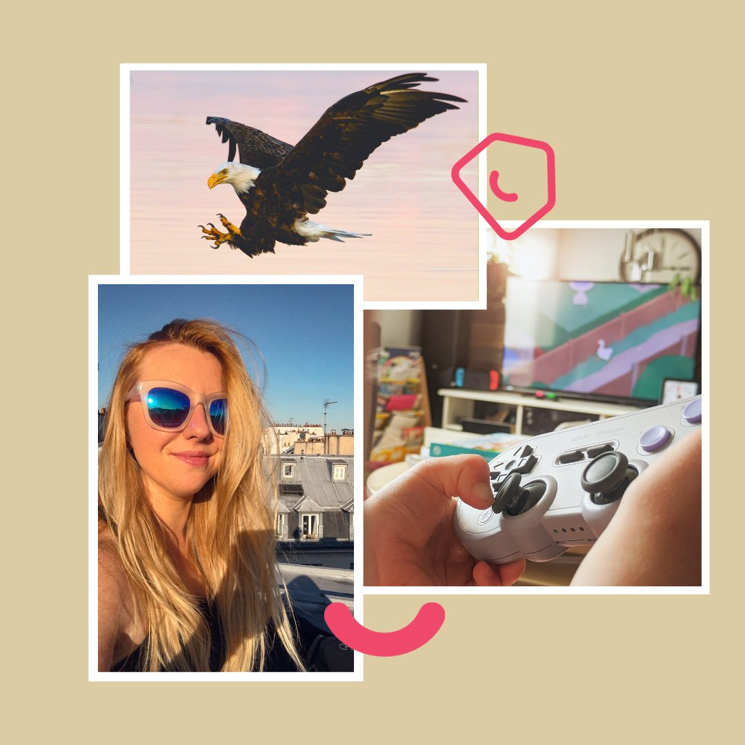 Audrey aka AuDDrey c'est notre graphiste en or depuis 1 an! Elle s'est prêtée au jeu de l'ITW :l'aigle est son animal totem, c'est une gameuse hors pair, elle voue une passion au rangement, et elle ramène des chouquettes le lundi matin! #teamwork #coworker #smartpeople #startup