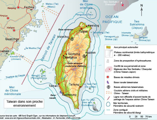 Geographedumond's tweet photo. Parfois, une carte suffit #Taiwan https://t.co/L0fHeaNjLn