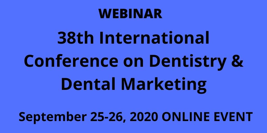 Conferences (WEBINAR Conferences) Committee invites all the experts and researchers from all over the world to attend " DENTAL MARKETING 2020 "
dentalmarketing.conferenceseries.com