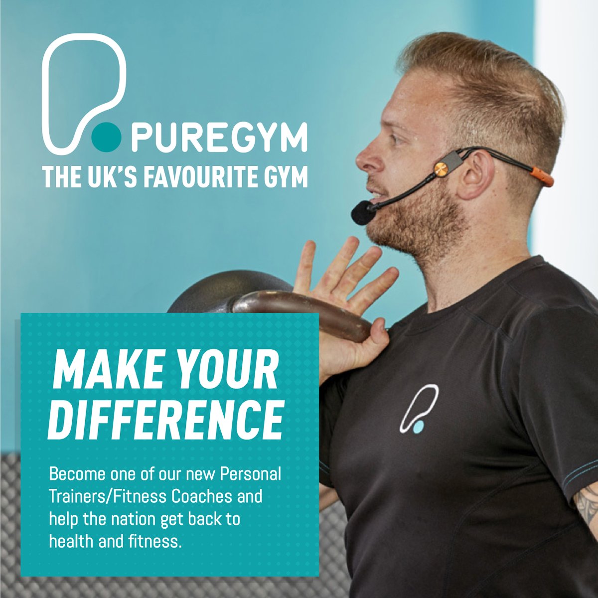 PureGym_Oldham's tweet photo. Here's your chance to inspire change and improve the health of the nation. We are recruiting  for Personal Trainers to join our team! Send in your CV at https://t.co/u4EiwTJCrc

#PersonalTrainer #Job #Recruitment #PT #Fitness #Oldham https://t.co/M0haq2RXGP