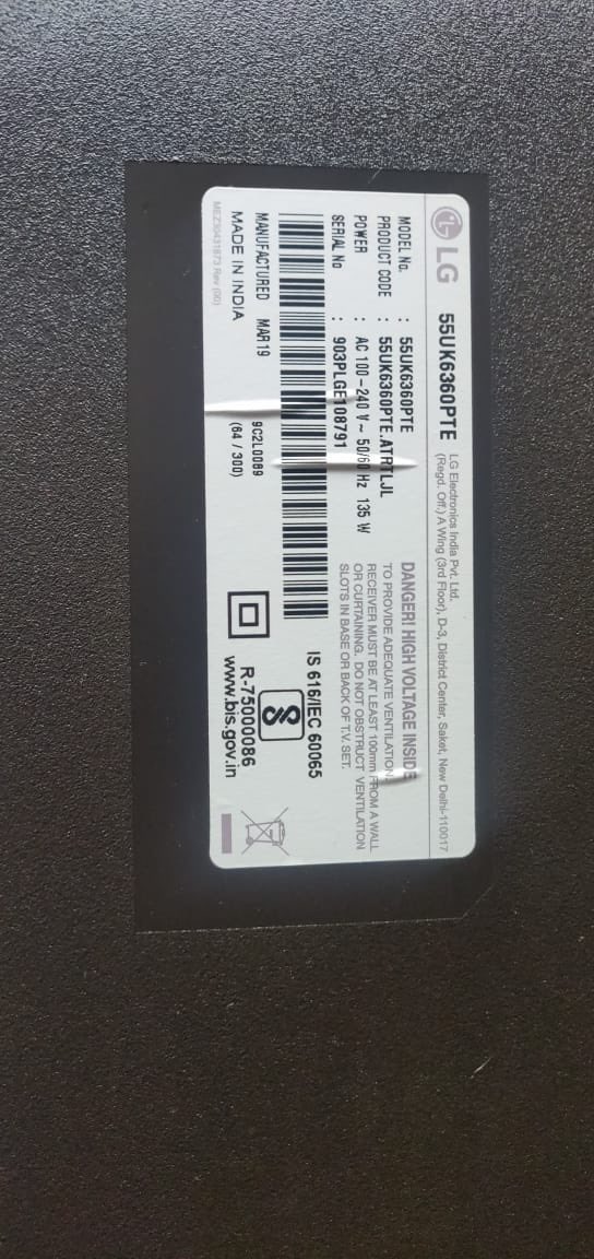 Mayank Ware (@mayankware) on Twitter photo A waste of a product after an year (default warranty period) 🤬 That’s how <a href="/LGUS/">LG Electronics</a> makes #LED #TV in #India. A useless product. Change the screen they say, why? Ain’t these products durable enough? How are they gonna trust companies if they continue making such products? #Complaint A waste of a product after an year (default warranty period) 🤬 That’s how <a href="/LGUS/">LG Electronics</a> makes #LED #TV in #India. A useless product. Change the screen they say, why? Ain’t these products durable enough? How are they gonna trust companies if they continue making such products? #Complaint