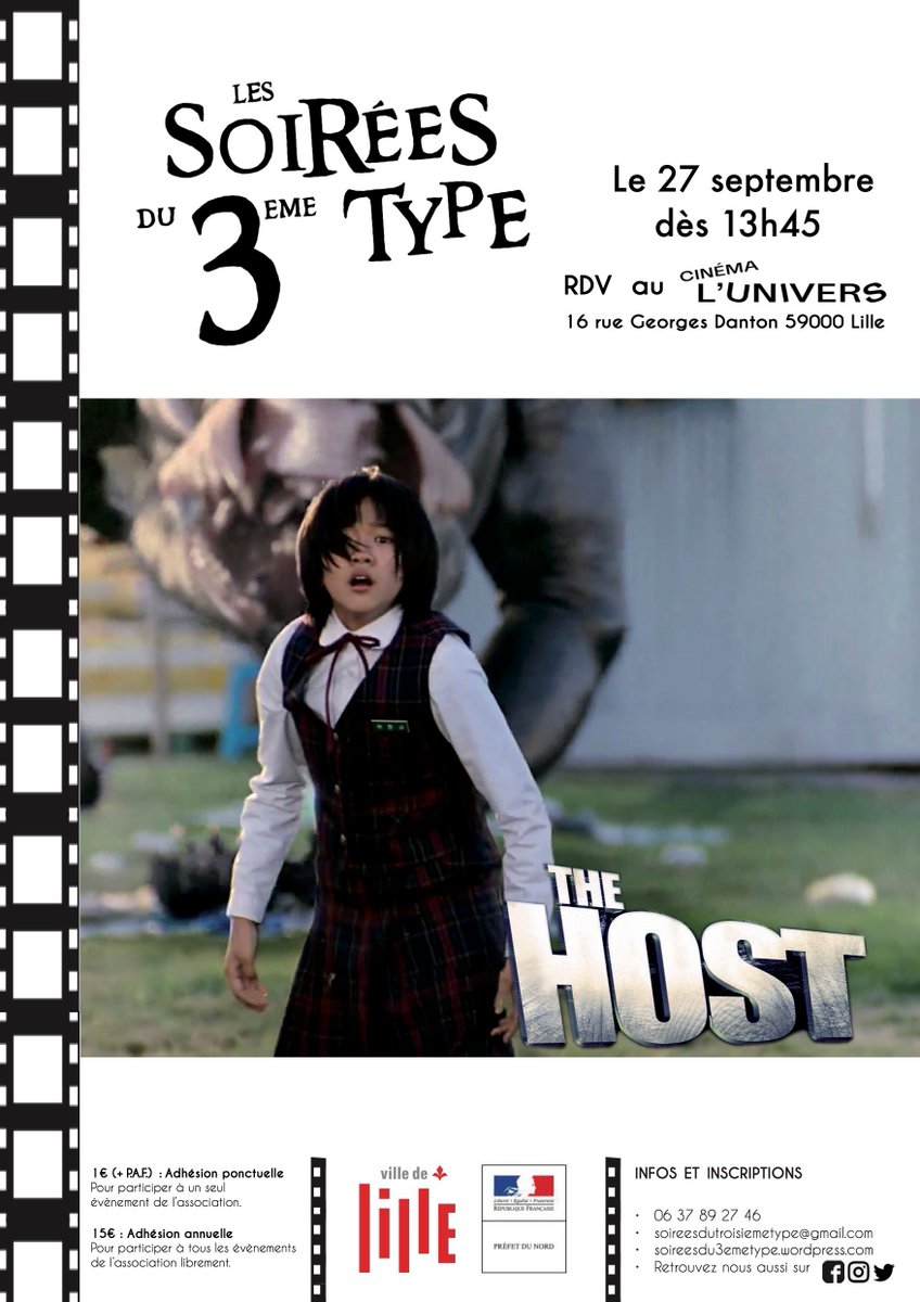 les_type's tweet photo. Ce dimanche, c'est séance spéciale THE HOST de Bong Joon-Ho, dès 13h45 à l'Univers !
https://t.co/u4KK3N7jvo
Le trailer du film : https://t.co/rj03PPHCVn https://t.co/yMNrjCN6Gb