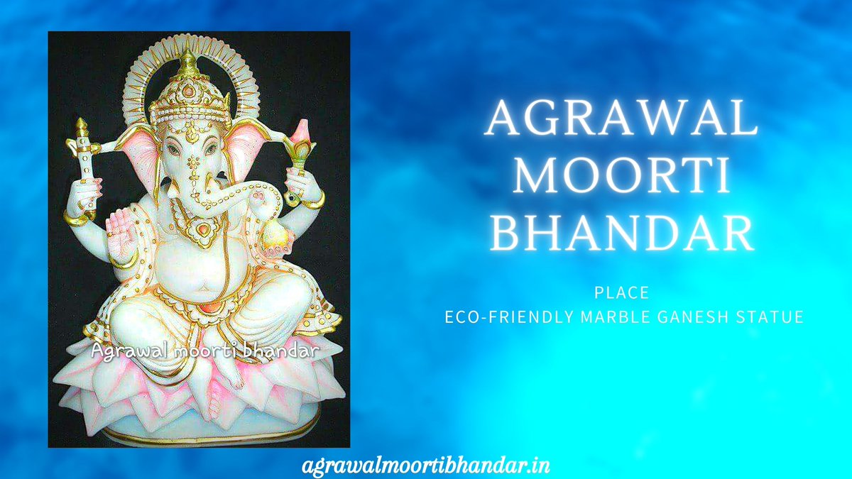 Place Eco-friendly Marble Ganesh Statue on Ganesh Chaturthi 

Read More At :- agrawalmoorti.blogspot.com/2020/09/place-…

Visit The Website :- agrawalmoortibhandar.in

#MarbleStatuesinJaipur  #MarbleStatues #MarbleIdols #HinduGods #MarbleHomedecor #MarbleMoorti #AgrawalMoortiBhandar