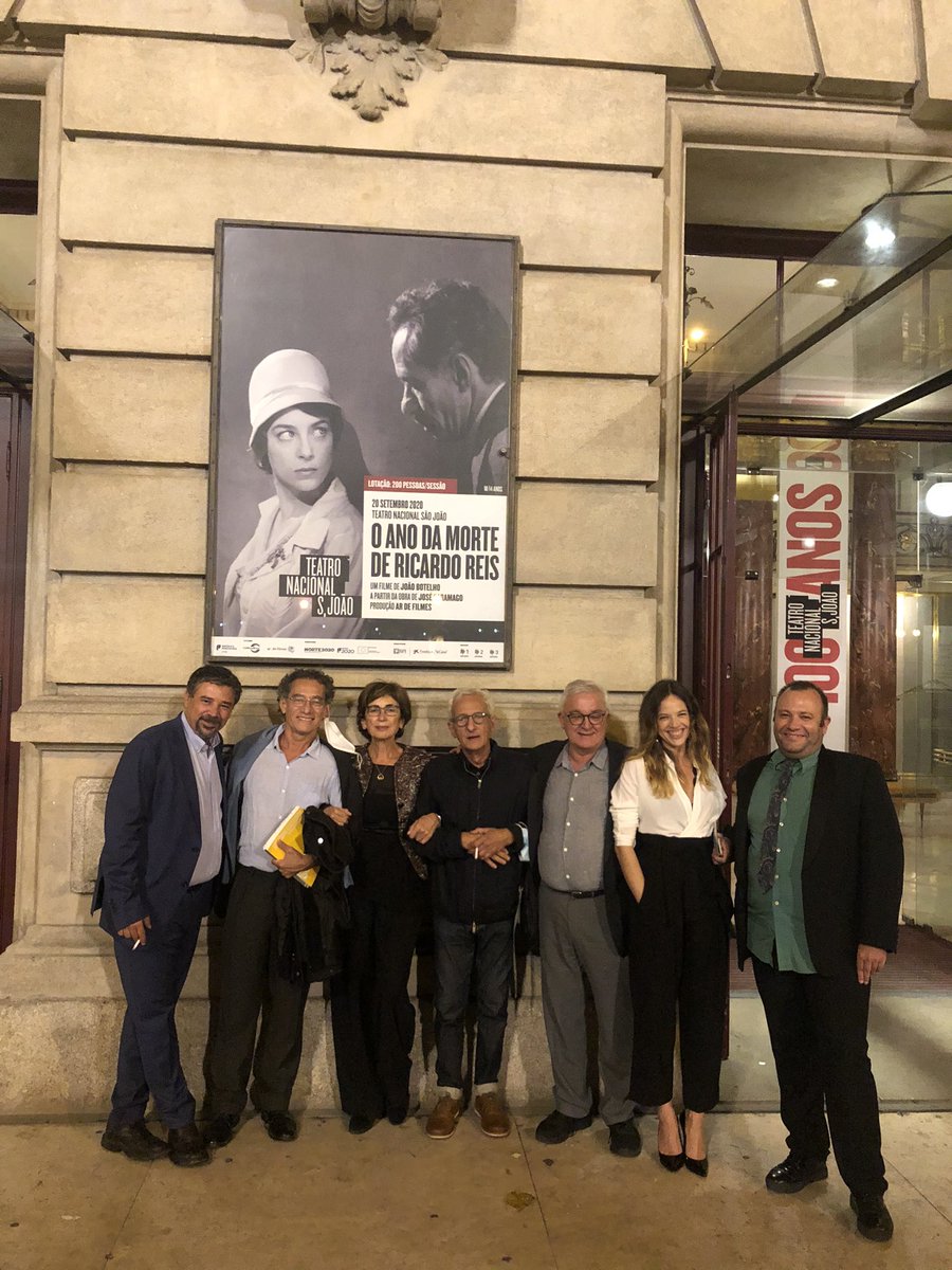 FJSaramago's tweet photo. Antestreia do filme O Ano da Morte de Ricardo Reis, de João Botelho, no Porto, no @TNSJ
Hoje, a sessão será no CCB, em Lisboa
#Saramago #Pessoa #Botelho https://t.co/UfZG8BqtIX