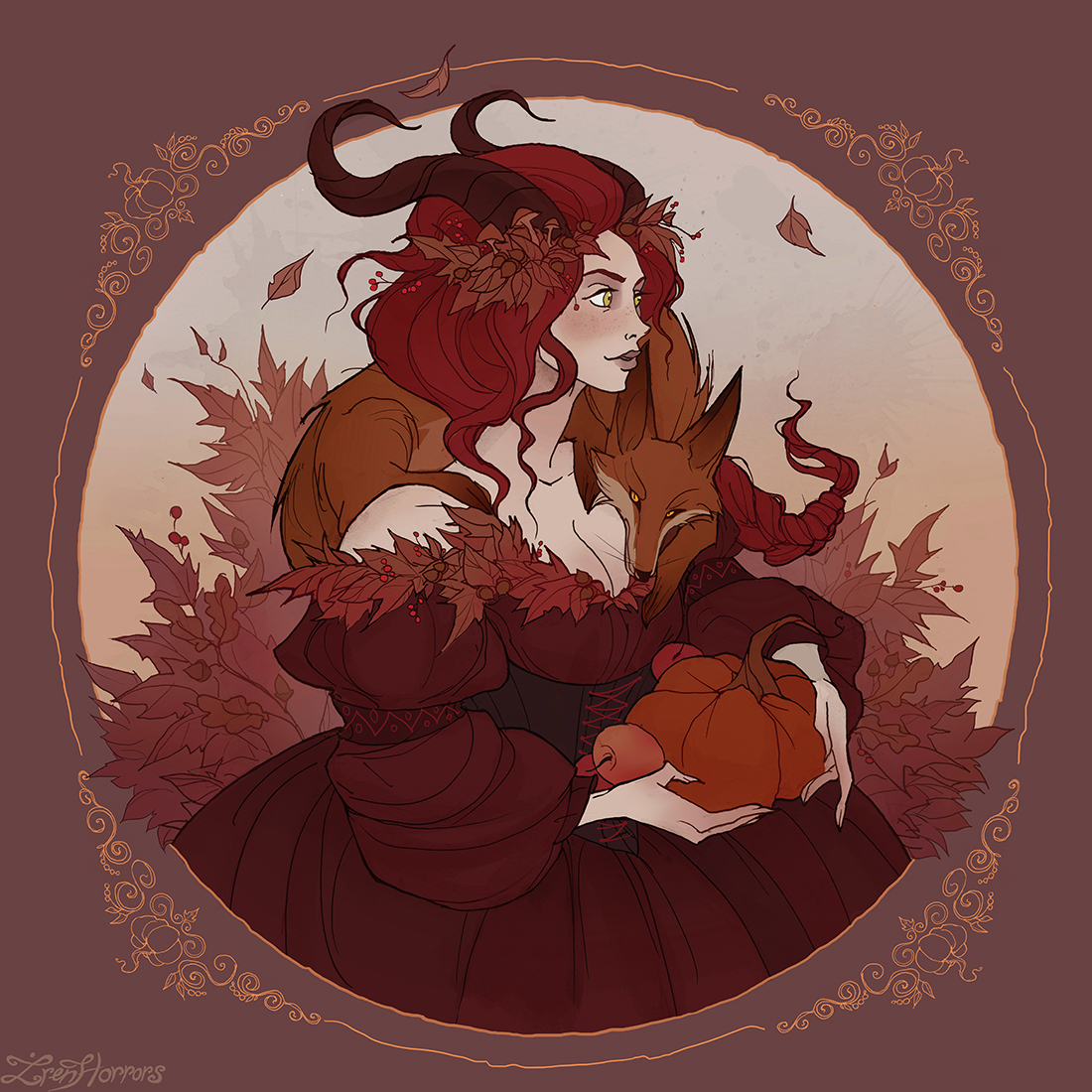 Iren_Horrors's tweet image. Blessed Mabon and happy autumn equinox witches 🍁