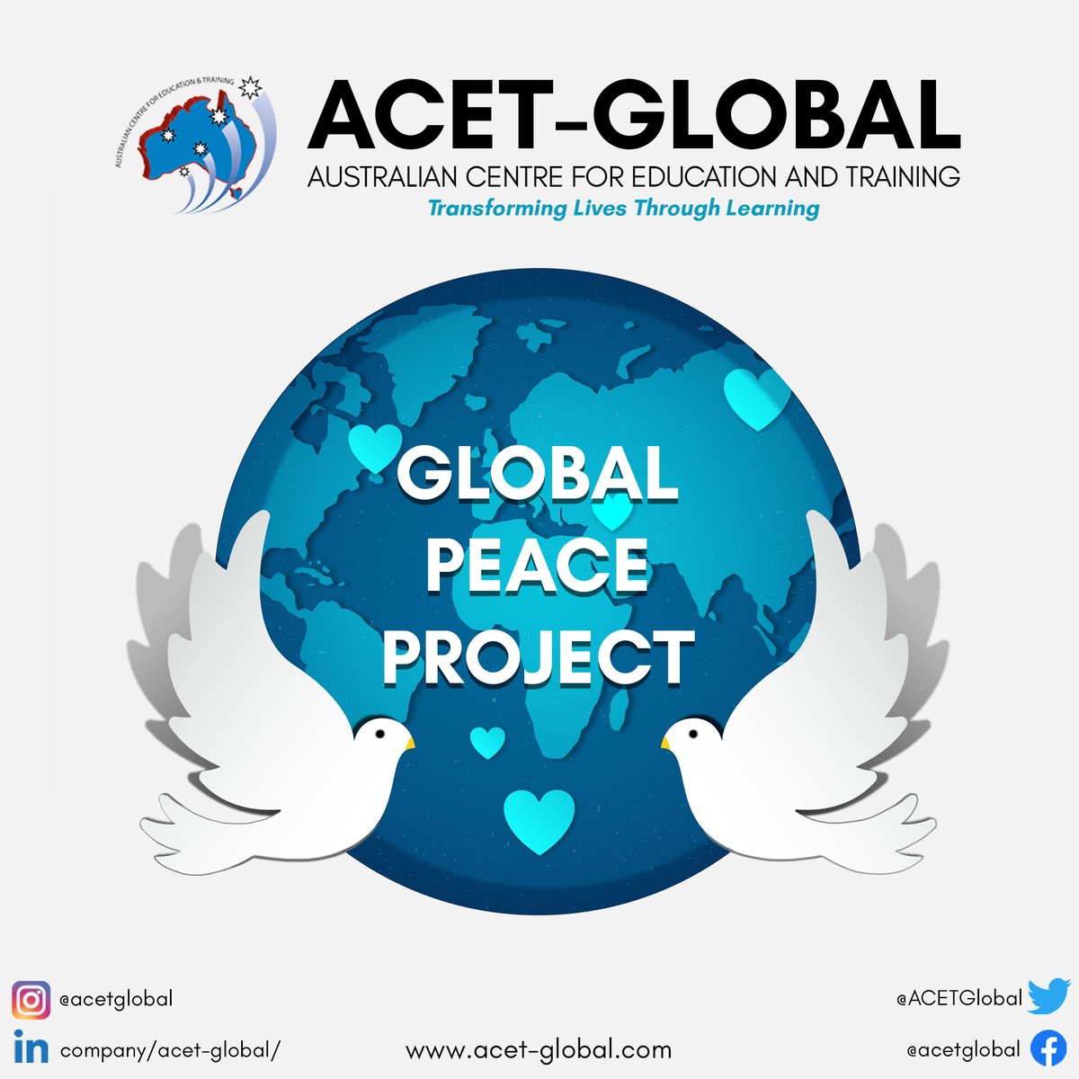 ACETGlobal's tweet photo. Our Global Peace Project promotes world peace by supporting publication of books on several religions. Wishing for global peace on this day which has been declared as the International Day of Peace by the UN. @UNGeneva @UN #worldpeace #ACETglobal #globalpeaceproject https://t.co/lgw6DupQ2D
