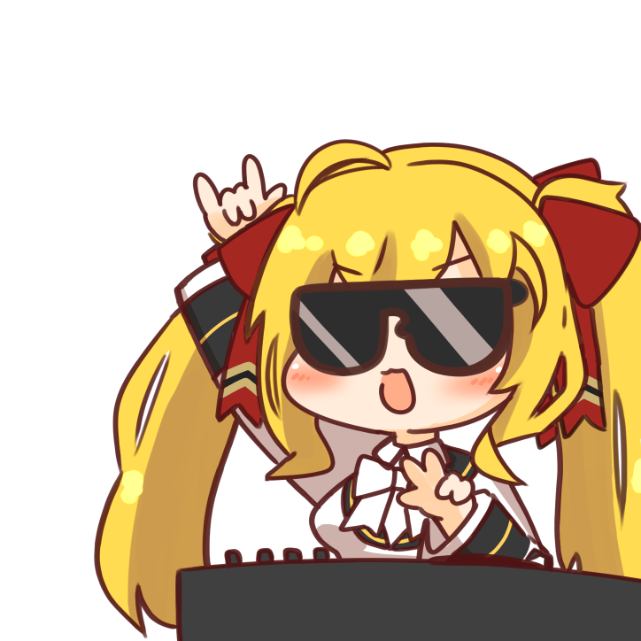 透過dj 青眼 昴のイラスト