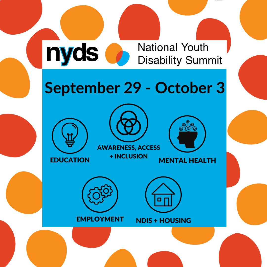 We are so excited to release our agenda for the National Youth Disability Summit 🥳🎉😃  

Check out our full agenda of speakers for the below themes! cydayouth.events/agenda 

#OurVoicesOurVisions