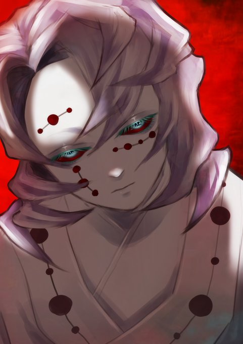 百鬼。さんがTwitterに投稿した累(鬼滅)(鬼滅の刃)のイラスト。