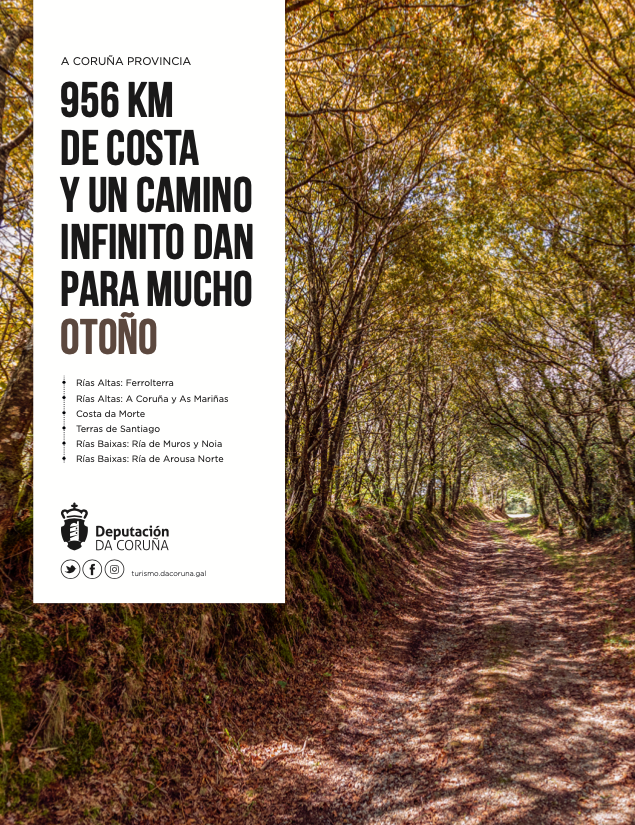 956 km de costa 🌊  e un camiño infino 👣, dan para moito 🍂outono! 🤩 #acoruña
@MARINASBETANZOS <a href="/LoveFerrolterra/">Turismo Ferrolterra-Rías Altas</a> @SomosCMAT @MurosNoia <a href="/barbanzarousa/">Turismo Barbanza Arousa</a> <a href="/oscarastro/">Oscar Blanco</a>