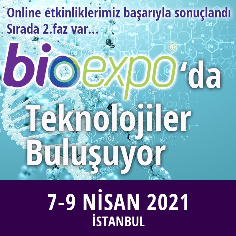 Bioexpoistanbul's tweet photo. BioExpo Online Yaşam Bilimleri Platformu; 110 kuruluş, 1600 delege, 51 oturumda 140 konuşmacının katılımıyla başarıyla gerçekleştirildi. Tüm katılımcı ve paydaşlarımıza teşekkürlerimizle. 7-9 Nisan 2021 de buluşmak üzere. #bioexpoistanbul #biotechnology #analytech #Pharmaceutical https://t.co/ZugJj3yxBp