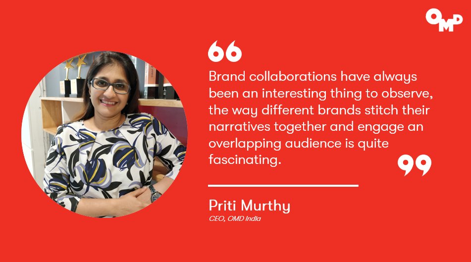 OMD_APAC's tweet photo. OMD India CEO Priti Murthy shares her perspective on brand collaborations in turbulent times. Read on for more insights here: https://t.co/f81KT7PBeg https://t.co/cHbxLZQhFp