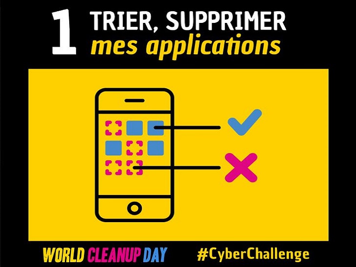 DiffuzSolidaire's tweet photo. 🌎🙌📲Le World Cleanup Day c'est fini, place au grand nettoyage numérique même depuis votre canapé. Un défi proposé par @WCUDFrance ! #WCUD2020
#cyberworldcleanup
👉https://t.co/5CWbS3Bvh8 https://t.co/Xme0bEirL3