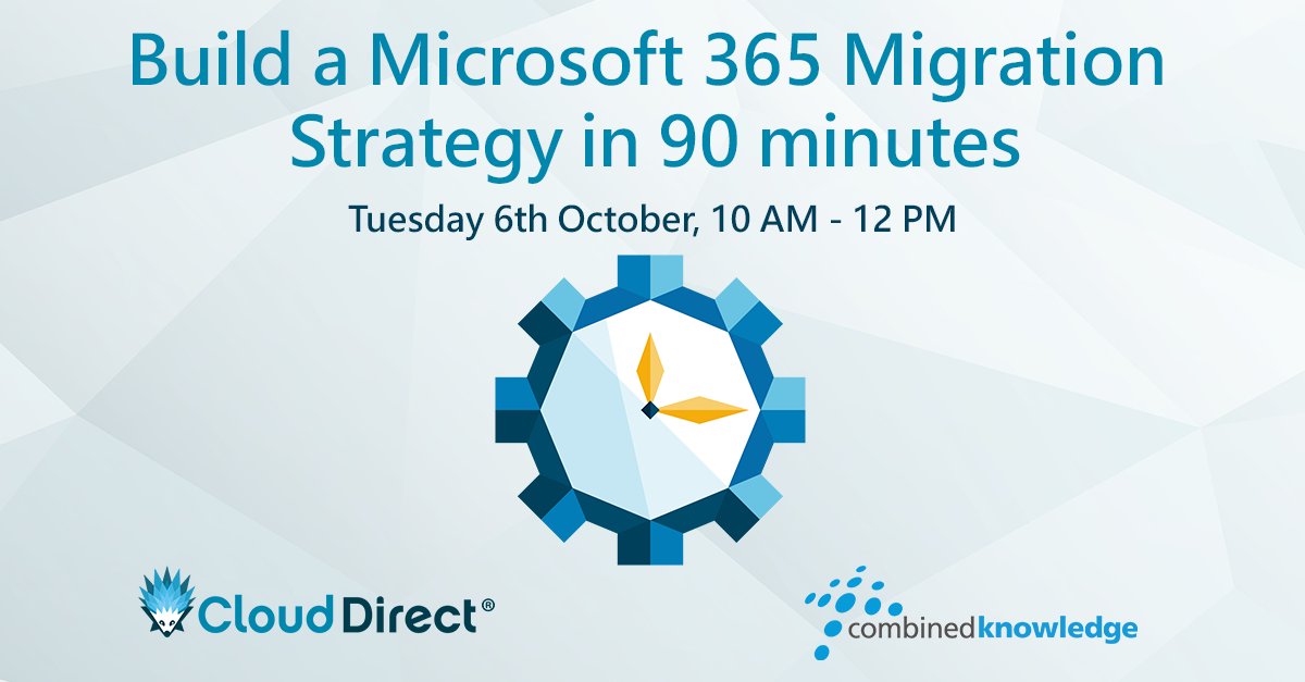ckukltd's tweet photo. The truth is moving to Microsoft 365 isn't always a walk in the park. We've teamed up with our partners #clouddirect to help you overcome those blockers to achieve your modern workplace goals. Join us for our interactive workshop https://t.co/Zfxz7NxF48 https://t.co/DNN0Vgn3bv