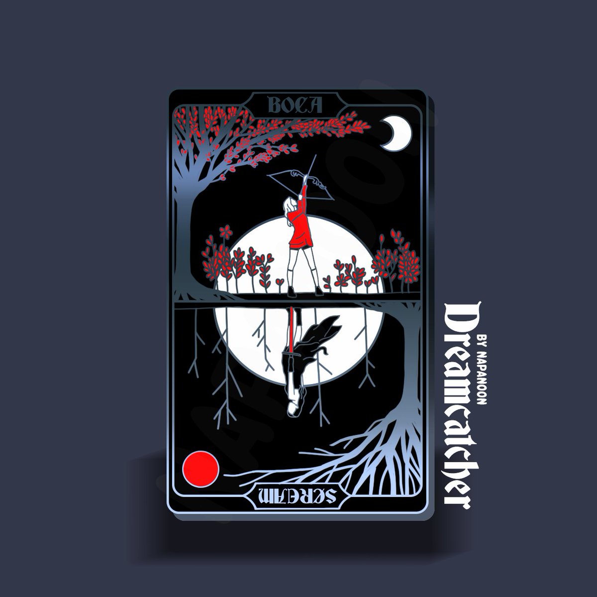 NapanoonCo's tweet photo. 🌙 Dreamcatcher - Dystopia 🌙
Please share ~ 🖤
An other Tarot Card Design, this time for Dreamcatcher Boca & Scream!
I hope you like it! :)
#Dreamcatcher #DreamcatcherBOCA #DreamcatcherSCREAM #드림캐쳐
#kpoppins #pindesign https://t.co/ofWl1VRsn0