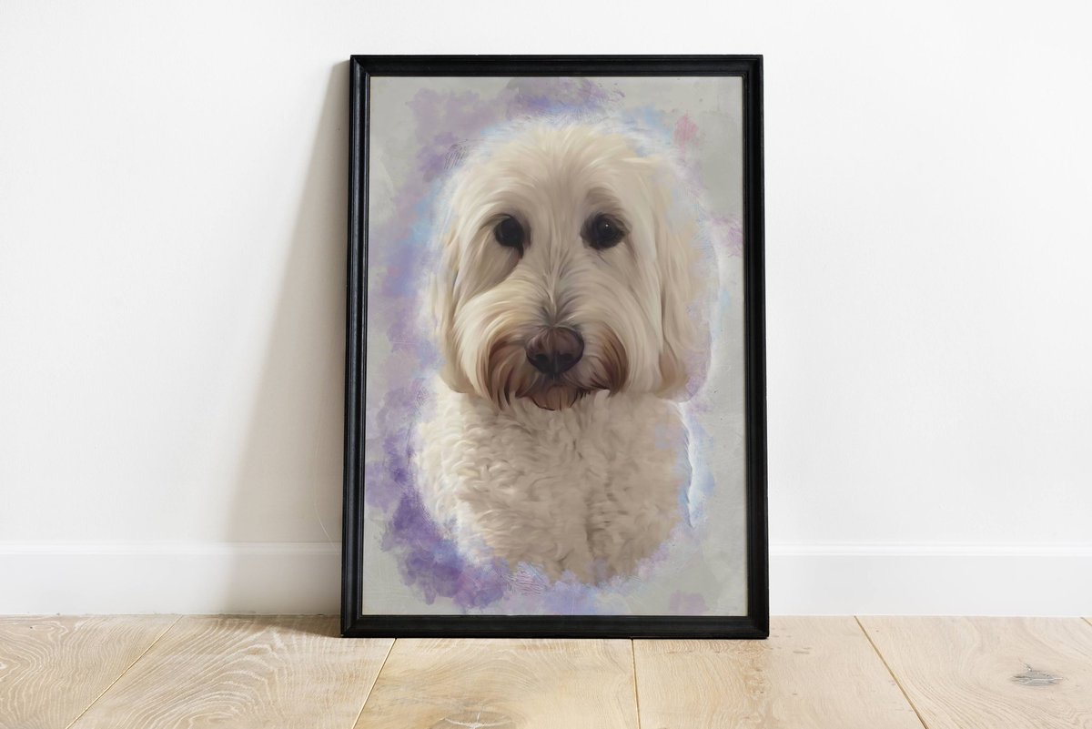 This beautiful doodle called Izzy had been the highlight of our weekend! We hope her mum and dad love her new portrait 🥰🐾

#poodlemix #petportrait #MondayVibes