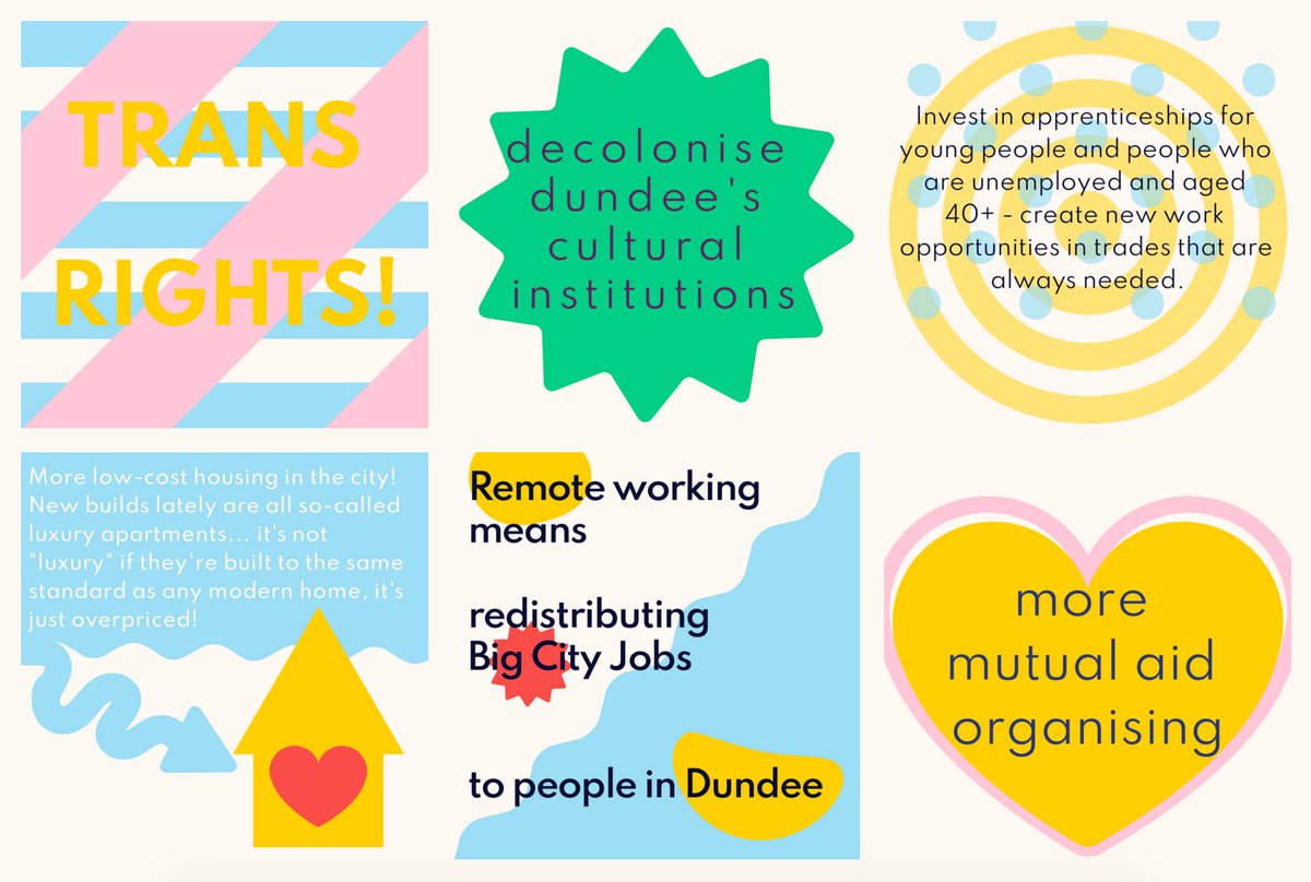 Creative_Dundee's tweet photo. How would you reimagine Dundee? Which things would you hold on to, and what would you radically change for the better? 

One week left to let @wedundee know your thoughts!

👉 https://t.co/JmK5KW0d5v https://t.co/mxS3WGYzhi
