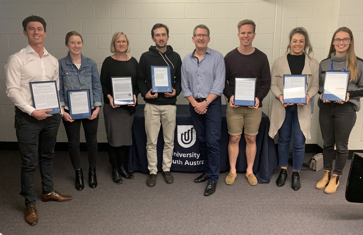 A big thank you to <a href="/UniversitySA/">UniSA</a> and Executive Dean <a href="/RogerEston/">roger.eston@unisa.edu.au</a> for recognising our first lead-authored publications! It’s so encouraging to celebrate these little milestones with some magnificent colleagues 📝