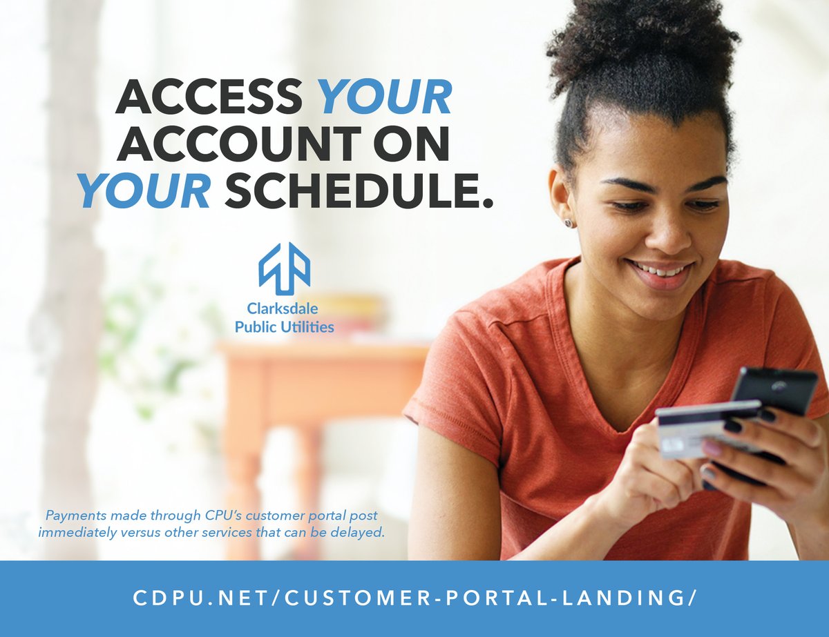 Access your account on your schedule.
Our customer portal allows us to communicate with customers via alerts sent by text and email messages about outages, new billing, due date reminders, or account changes. Check it out: https://t.co/yWdKa8WVD7
#BrightFuture https://t.co/cb0aDc7mvw