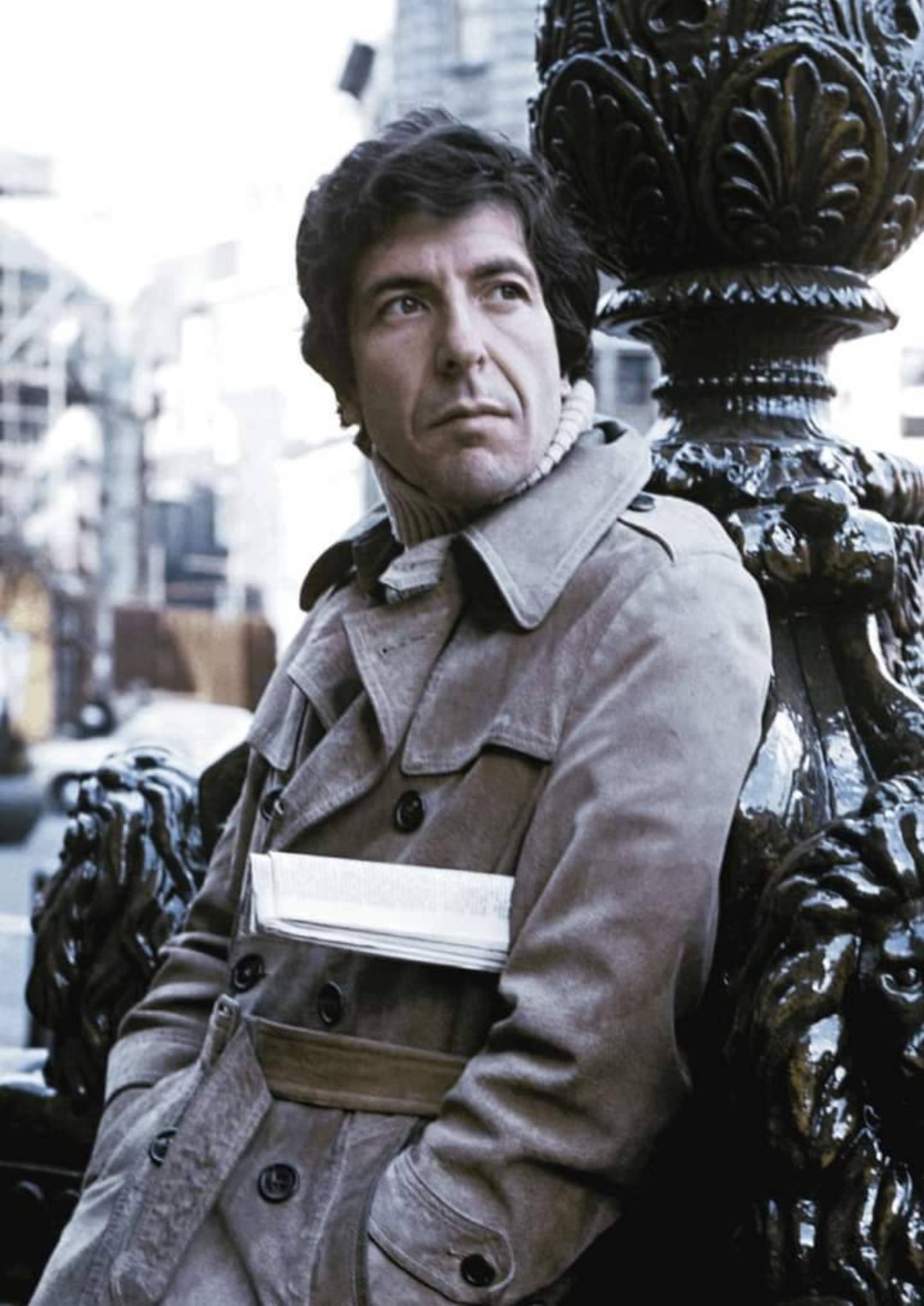 Happy birthday to Leonard Cohen who looks like he just walked out of a John Le Carre novel. RIP 