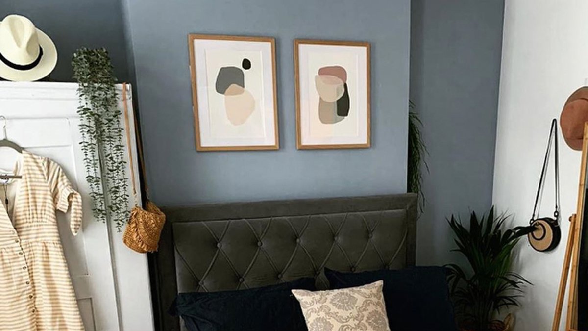 We love seeing how our artwork has transformed your space. Pictured here is our 'Organic Shapes - Print Set of 2' framed in our Oak Wooden Frames. 📸 Photo by ourvictorianterrace_ on Instagram. Tag us @myAbstractHouse for a chance to be featured! #BringYourWallsToLife