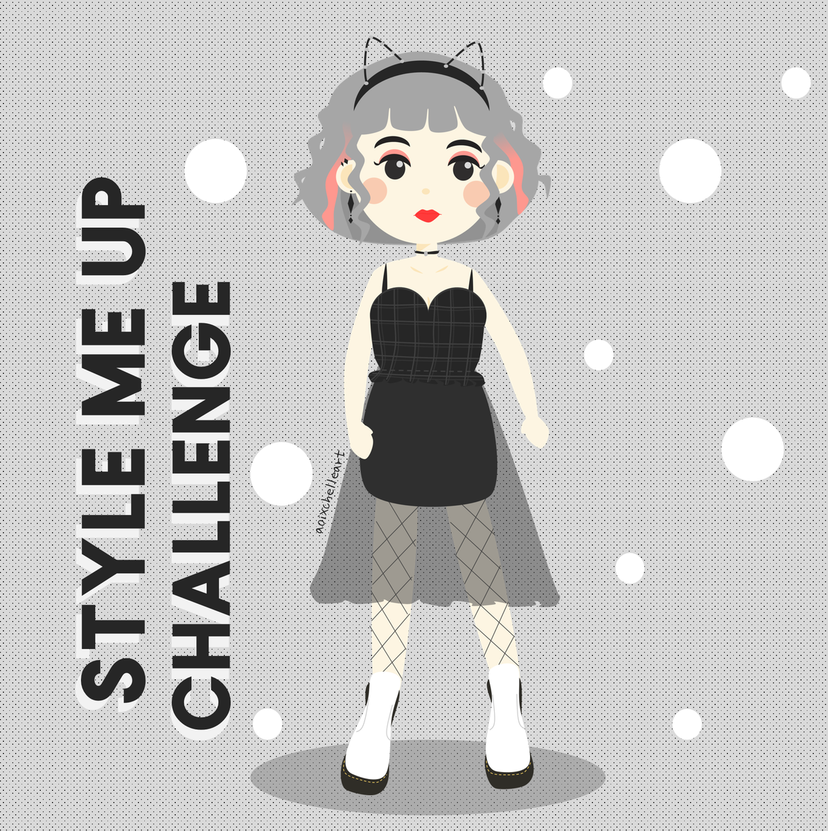 aoixchelleart's tweet photo. Hello!! This is my take on #StyleMeUpChallenge ππ
I'm sorry it take too long. But here she is... I don't know if it will consider as goth style.. Goth in a cute style. π
#artph #pptart https://t.co/G66axQBid5