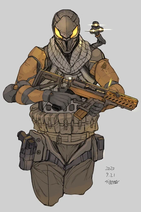 今日の架空兵士 BeeEyes 