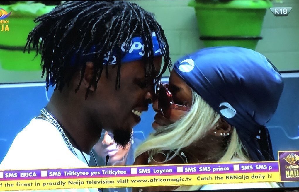 Laycon X Wathoni  @wathonianyansi Laythoni! This relationship started off on a very rocky start, but they were able to give us a very steamy Star boy/Tiwa savage show and yes they entertained us!   #VOTELayconNonStop