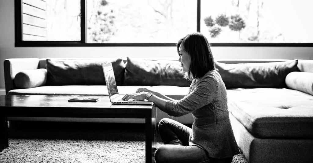 Watson Health work from home Asian female