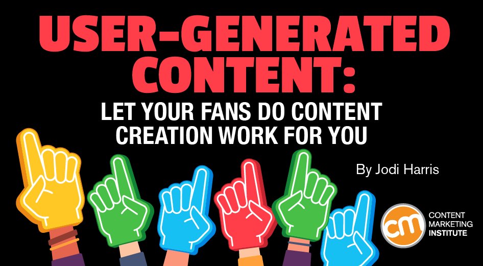 CMIContent's tweet image. User-Generated Content: Let Your Fans Do Content Creation Work for You - contentmarketinginstitute.com/2020/09/fans-c…