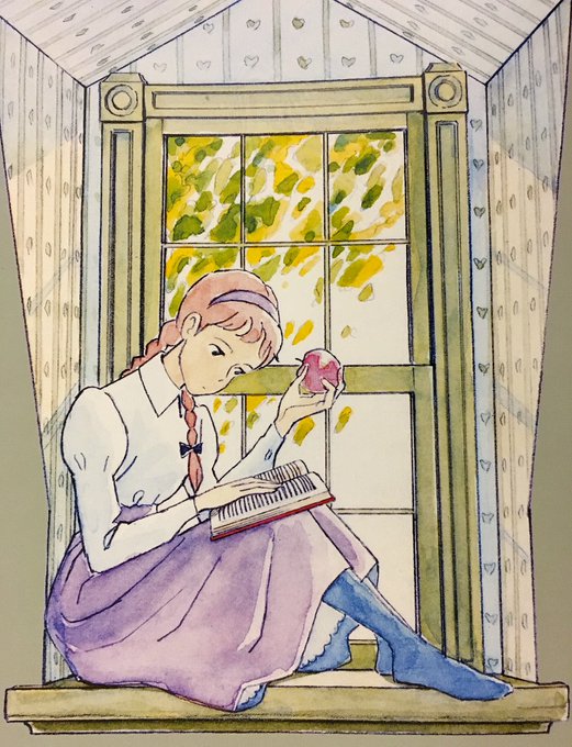 赤毛のアン のtwitterイラスト作品 人気順