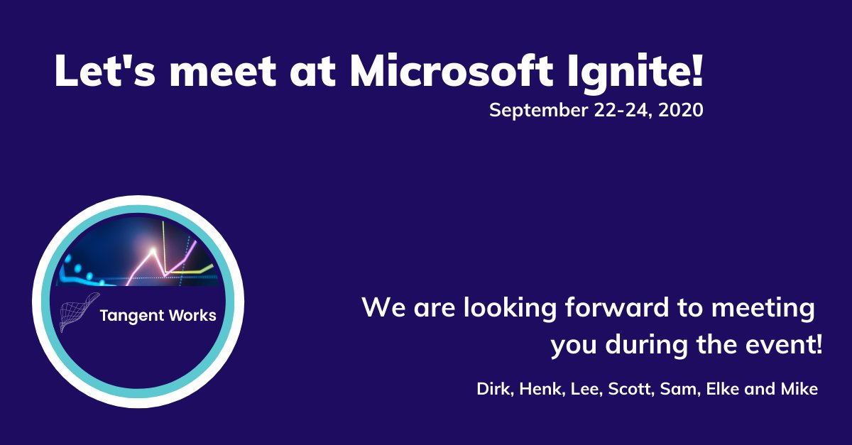 tangent_works's tweet photo. Let's meet at Microsoft Ignite! 👋

Tomorrow, our @tangent_works team will be joining @MS_Ignite. Our colleagues are looking forward to connecting and having a chat with you on #tech, #data and #predictiveanalytics.

We're looking forward to meeting you there! #MSIgnite https://t.co/aMTrq0FHPo
