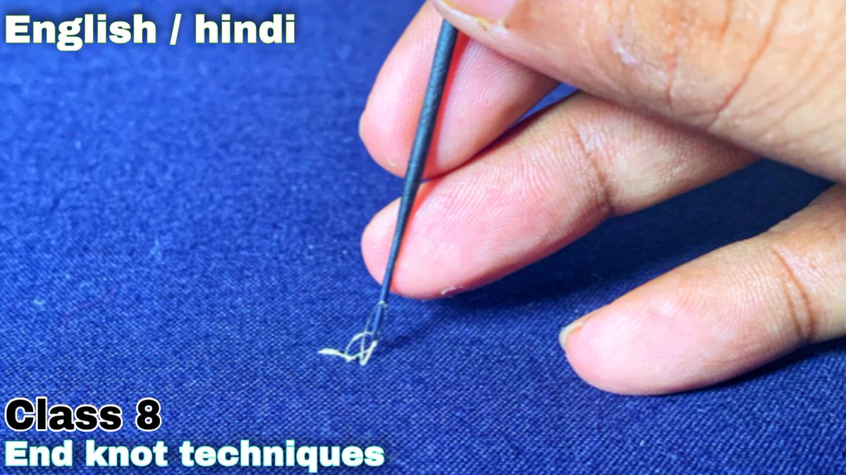 artsnzari's tweet photo. https://t.co/1sMlSXAFhR.    Aari embroidery end knot learning video https://t.co/hCeRwU4qSz