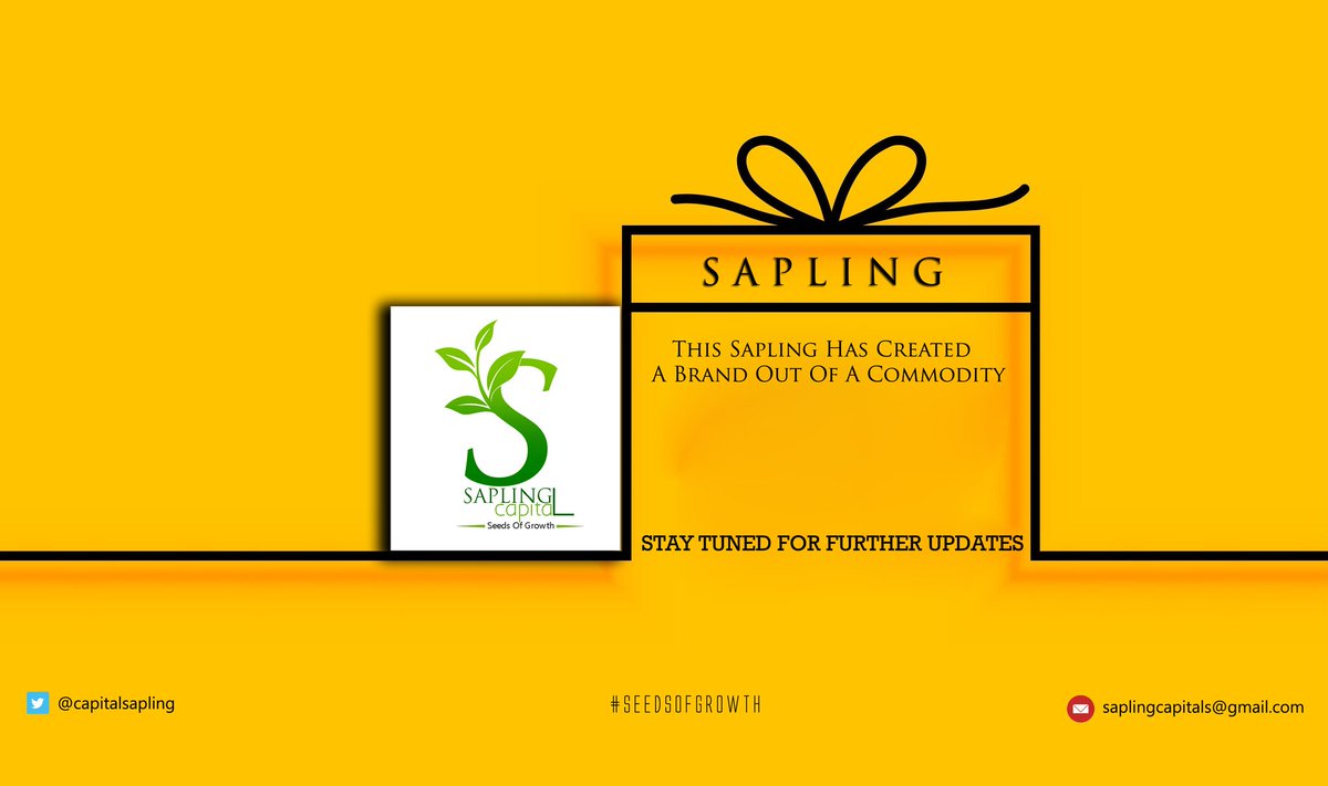 CapitalSapling's tweet photo. Taking the S A P L I N G Framework forward, we will be revealing our most liked Sapling, for the followers of @CapitalSapling 

#seedsofgrowth #saplingcapital #investment https://t.co/EjrdLEYA95