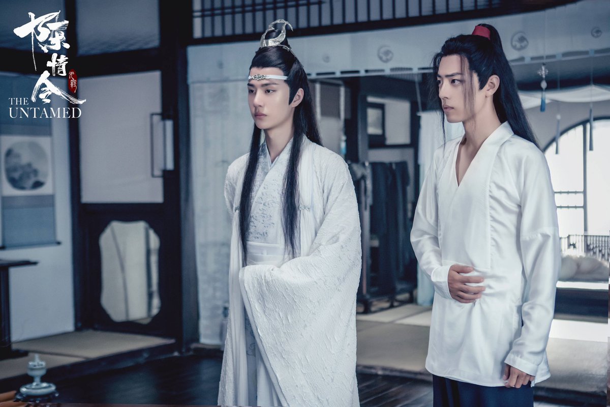 wwx in only his husband’s inner robes, in HD