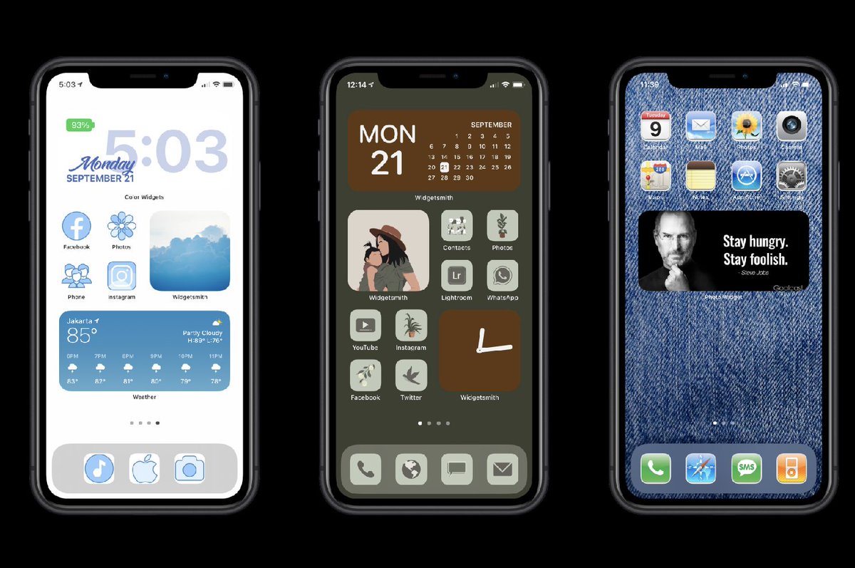 makemac's tweet photo. Cara Menghias Homescreen iOS 14. Dijamin jadi aesthetique~
Yuk cobain gaes! 😍📱 https://t.co/e6xEs7F6QX https://t.co/KLhyGmqUkQ