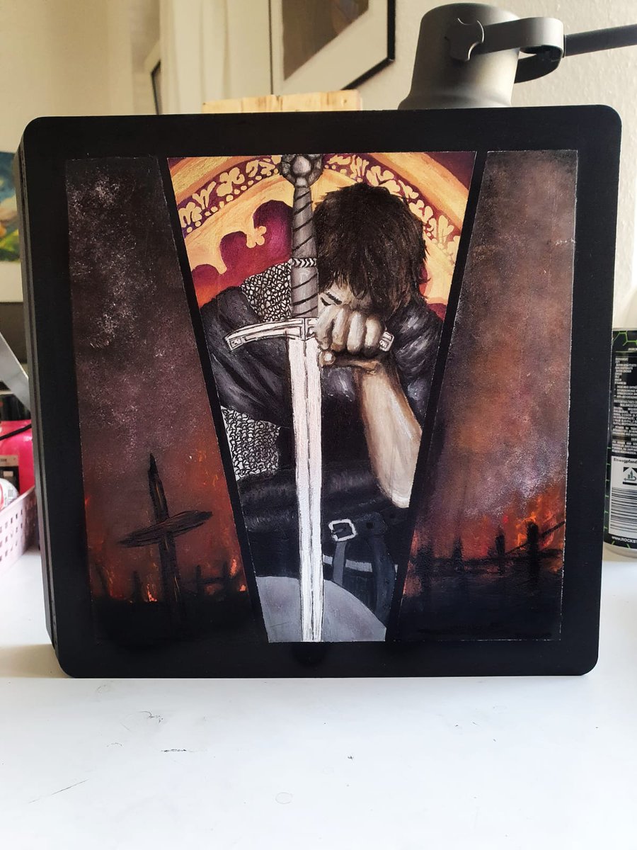 <a href="/WarhorseStudios/">Warhorse Studios</a> #kingdomcome #drawing #castem 

My #girlfriend castemised my #Ps4 for me

I love ist